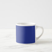 Solid Deep Blue Backdrop | Bold Minimalist Design Espressotasse (Rechts)