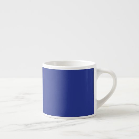 Solid Deep Blue Backdrop | Bold Minimalist Design Espressotasse (Rechts)