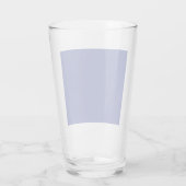 Solid Deep Blue Backdrop | Bold Minimalist Design Glas (Rückseite)