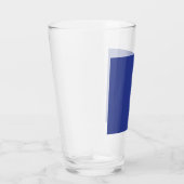 Solid Deep Blue Backdrop | Bold Minimalist Design Glas (Rechts)