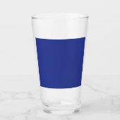 Solid Deep Blue Backdrop | Bold Minimalist Design Glas (Vorderseite)