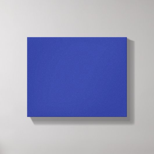 Solid Deep Blue Backdrop | Bold Minimalist Design Leinwanddruck (Vorderseite)