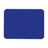 Solid Deep Blue Backdrop | Bold Minimalist Design Magnet (Horizontal)