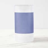 Solid Deep Blue Backdrop | Bold Minimalist Design Mattglas Bierglas (Mittel)