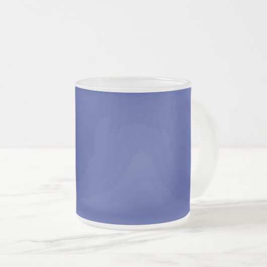Solid Deep Blue Backdrop | Bold Minimalist Design Mattglastasse (VorderseiteRechts)