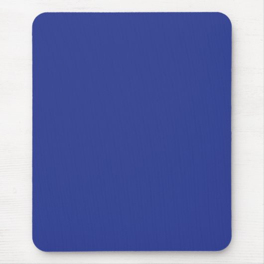 Solid Deep Blue Backdrop | Bold Minimalist Design Mousepad (Vorne)