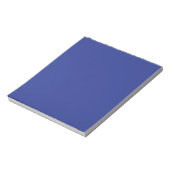 Solid Deep Blue Backdrop | Bold Minimalist Design Notizblock (Rotiert)