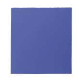 Solid Deep Blue Backdrop | Bold Minimalist Design Notizblock (Vorderseite)