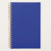 Solid Deep Blue Backdrop | Bold Minimalist Design Planer (Vorderseite)