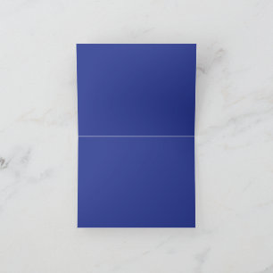 Solid Deep Blue Background Minimalistisches Desi Einladung