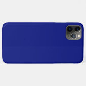 Solid Deep Blue Case-Mate iPhone Hülle (Rückseite (Horizontal))