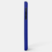 Solid Deep Blue Case-Mate iPhone Hülle (Hinten/Links)