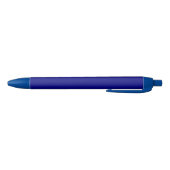 Solid Deep Blue Color Stilvoll Kugelschreiber (Unterseite)