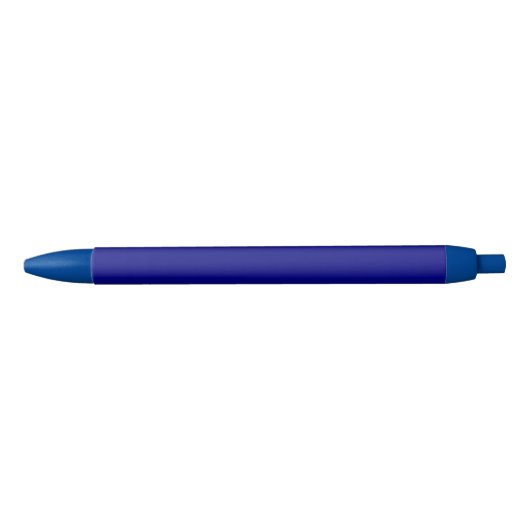 Solid Deep Blue Color Stilvoll Kugelschreiber (Vorderseite)
