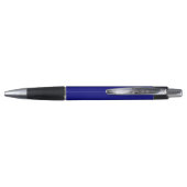 Solid Deep Blue Color Stilvolle Emmy Kugelschreiber (Rückseite)