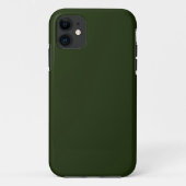 Solid deep forest green Case-Mate iPhone hülle (Rückseite)