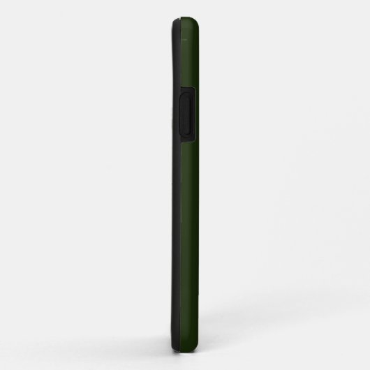 Solid deep forest green Case-Mate iPhone hülle (Hinten/Rechts)
