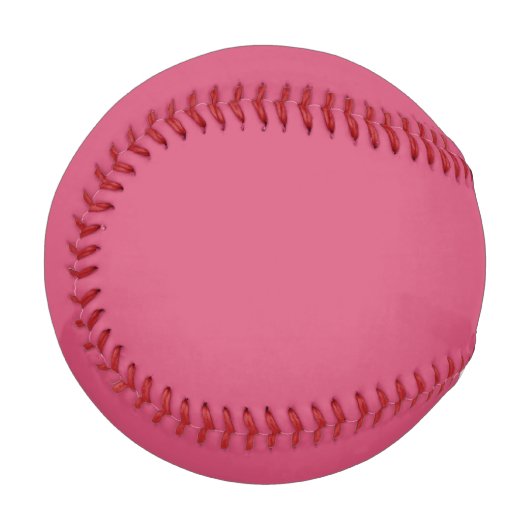 Solid Deep Medium Pink Farbe Baseball (Vorderseite Links)