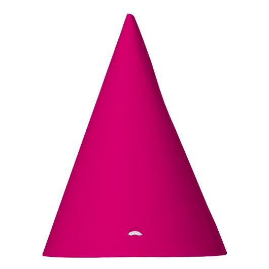 Solid deep pink partyhütchen (Rechts)