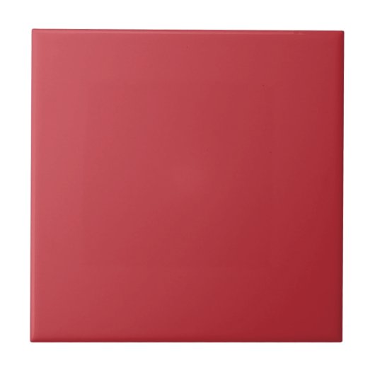 Solid Deep Red Color | #c3313c Ceramic Tile Fliese (Vorderseite)