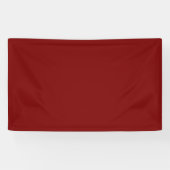 Solid Deep Red Colored Banner (Horizontal)