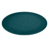 Solid deep teal schneidebrett (Ecke)