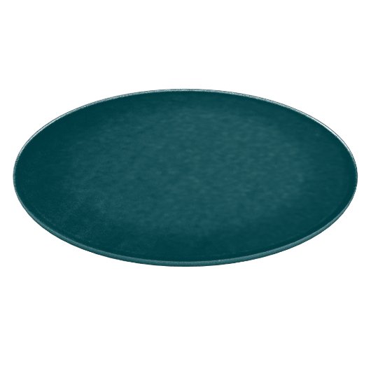 Solid deep teal schneidebrett (Ecke)