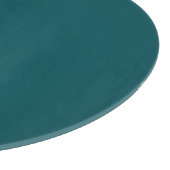 Solid deep teal schneidebrett (Ecke)