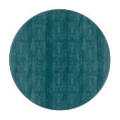 Solid deep teal schneidebrett (Vorderseite)