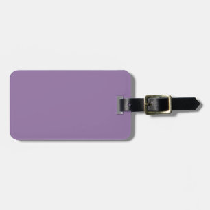 Solid dull purple violet gepäckanhänger