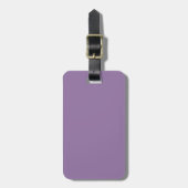 Solid dull purple violet gepäckanhänger (Vorderseite vertikal)