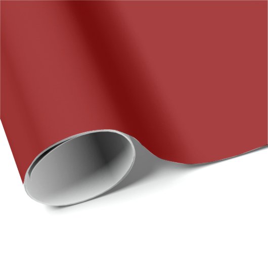 Solid dunkel RED Geschenkpapier (Rolleneckpunkt)
