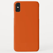 Solid dunkel verbrannte Orange Case-Mate iPhone Hülle (Rückseite)
