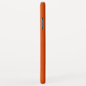 Solid dunkel verbrannte Orange Case-Mate iPhone Hülle (Hinten/Rechts)