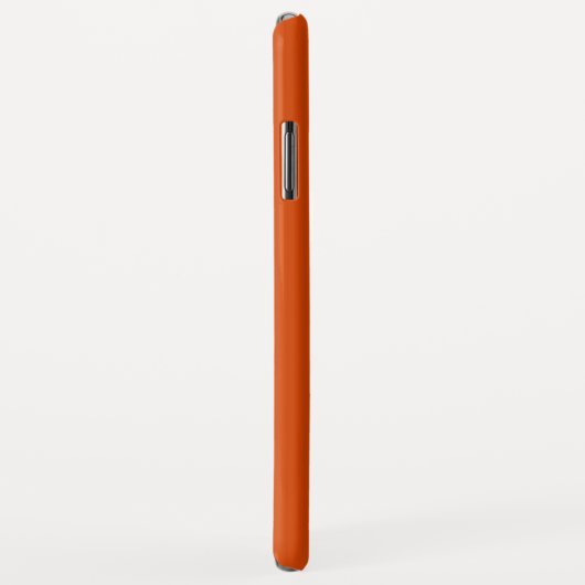 Solid dunkel verbrannte Orange Case-Mate iPhone Hülle (Hinten/Rechts)