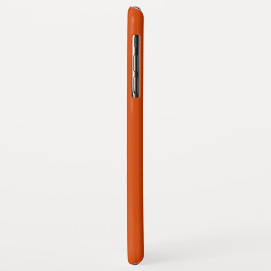 Solid dunkel verbrannte Orange Case-Mate iPhone Hülle (Hinten/Links)