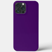 Solid dunkle Violette lila Case-Mate iPhone Hülle (Rückseite)
