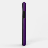 Solid dunkle Violette lila Case-Mate iPhone Hülle (Hinten/Rechts)