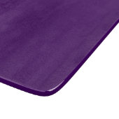 Solid dunkle Violette lila Schneidebrett (Ecke)