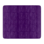Solid dunkle Violette lila Schneidebrett (Vorderseite)