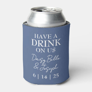 Solid Dusty Blue Wedding Dosenkühler