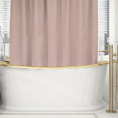 Solid Dusty Blush Duschvorhang