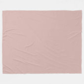 Solid Dusty Blush Fleecedecke (Vorderseite (Horizontal))