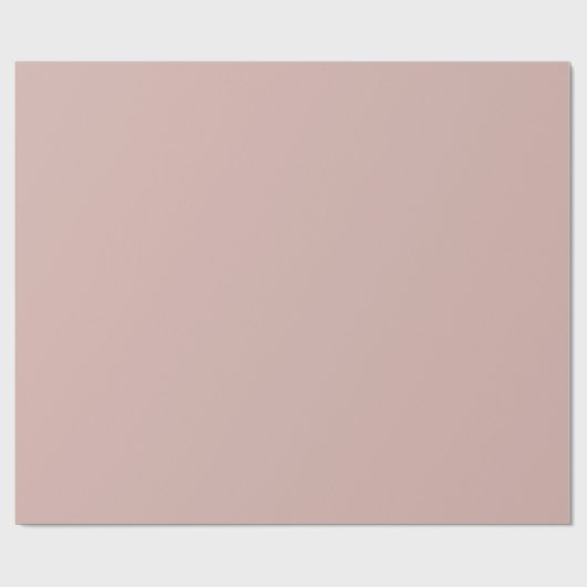 Solid "Dusty Blush" Geschenkpapier (Flach)