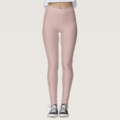 Solid "Dusty Blush" Leggings (Vorderseite)