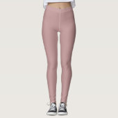 Solid "Dusty Mauve" Leggings (Vorderseite)