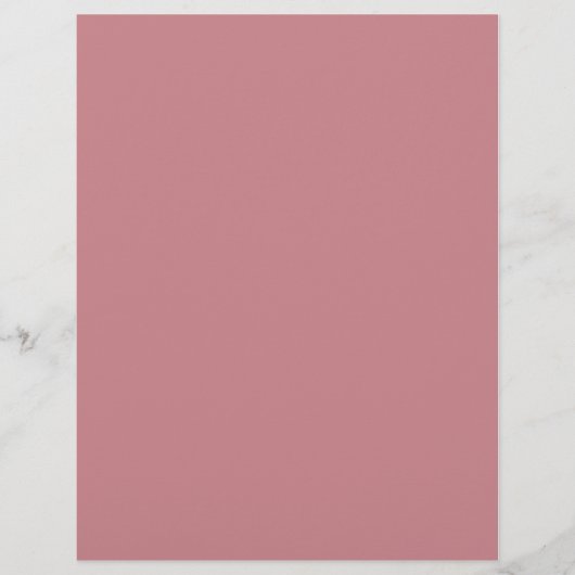 Solid Dusty Pink Card Stock DIY Scrapbooking Flyer (Vorne)