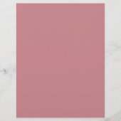 Solid Dusty Pink Card Stock DIY Scrapbooking Flyer (Hinten)