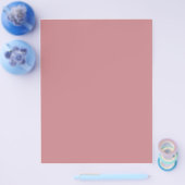 Solid Dusty Pink Card Stock DIY Scrapbooking Flyer (Einzeln)