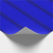 Solid Electric Blue Geschenkpapier (Ecke)